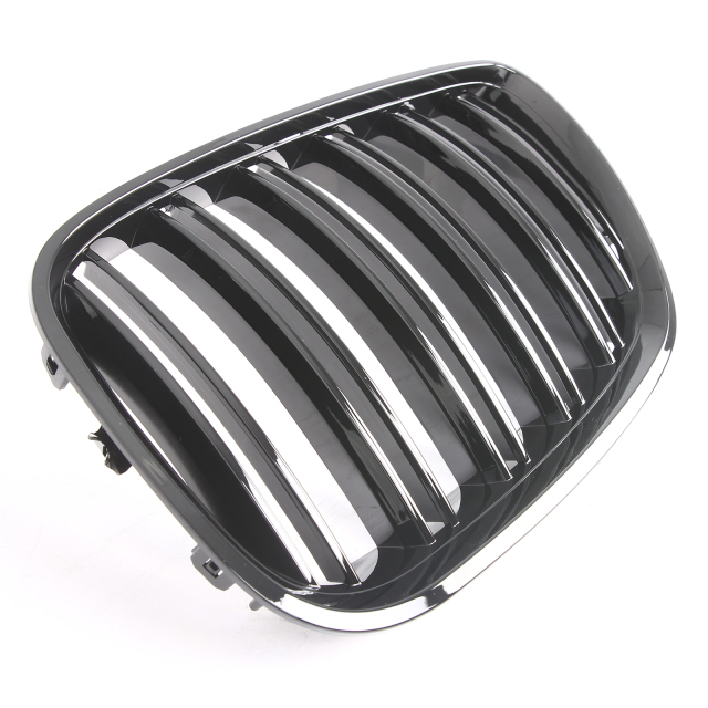 Nieren Grill glanz Schwarz Doppelsteg passend für BMW X5 E53 Facelift