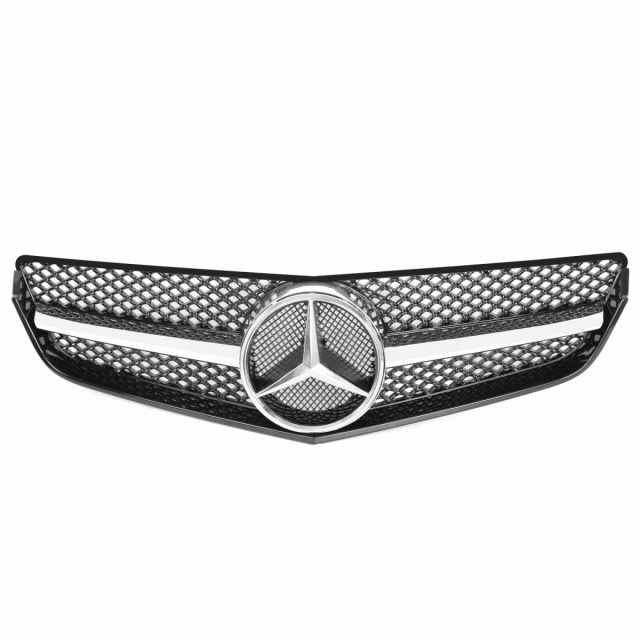 Kühlergrill Chrom AMG Look passend für Mercedes E-KlasseCoupe C207 A207 Vorfacelift