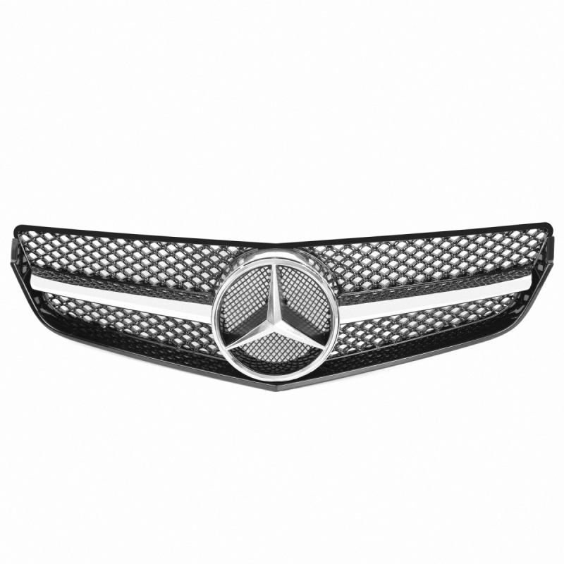 Kühlergrill Chrom AMG Look passend für Mercedes E-KlasseCoupe C207 A207 Vorfacelift