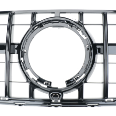 Kühlergrill glanz Schwarz GT Panamericana passend für Mercedes GLC X253 C253 Facelift AMG-Paket