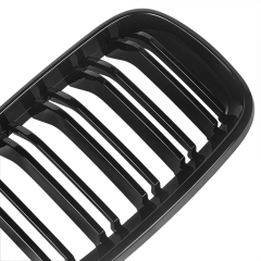 Nieren Grill glanz Schwarz Doppelsteg passend für BMW 2er F22 F23