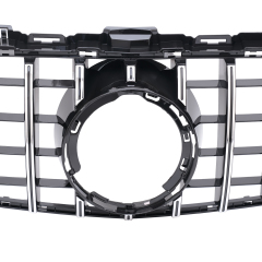 Kühlergrill Chrom GT Panamericana passend ohne Kamera für Mercedes C-Klasse W205 S205 C205 A205 Facelift