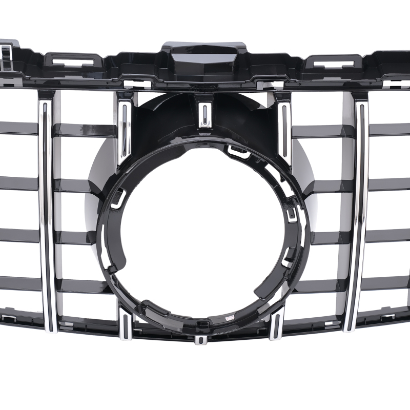Kühlergrill Chrom GT Panamericana passend ohne Kamera für Mercedes C-Klasse W205 S205 C205 A205 Facelift