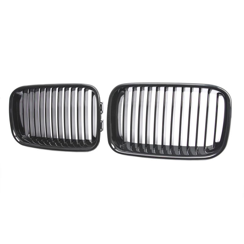 Nieren Grill glanz Schwarz Einzelsteg passend für BMW 3er E36 Vorfacelift