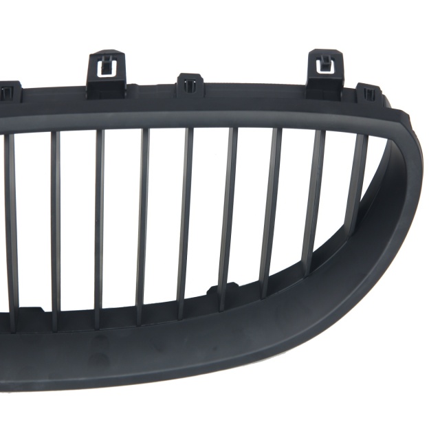 Nieren Grill matt Schwarz Einzelsteg passend für BMW 5er E60 E61