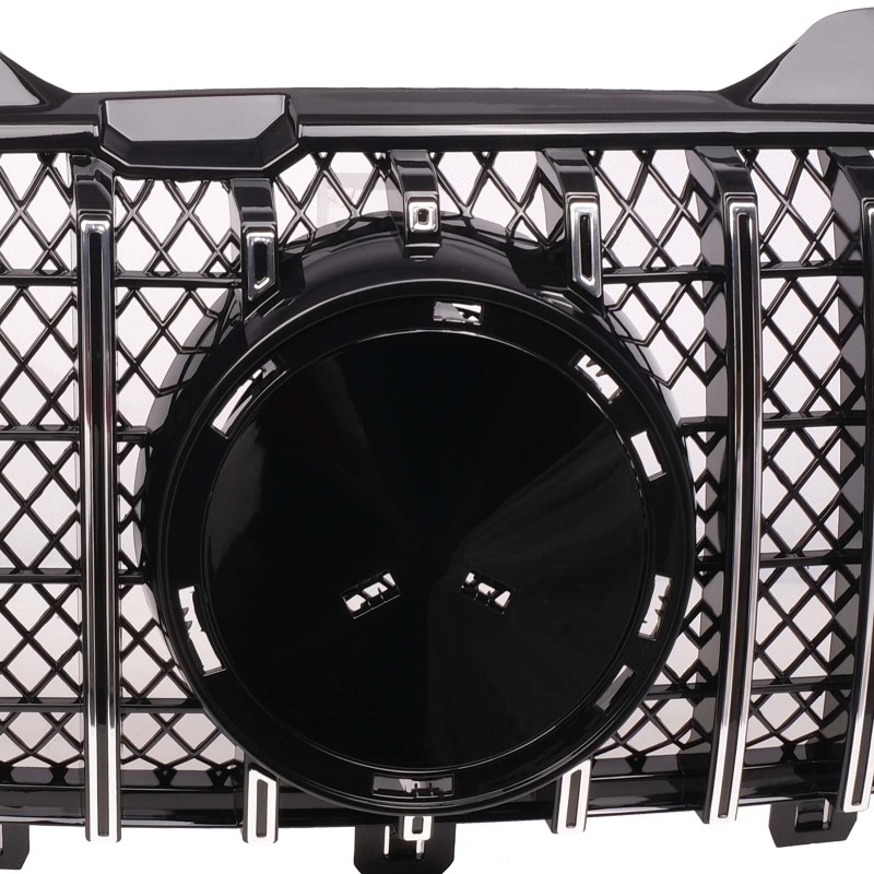 Kühlergrill Chrom GT Panamericana Grill Passend für Mercedes-Benz Sprinter W906 Vorfacelift Bj. bis 08.2013 mit Netz