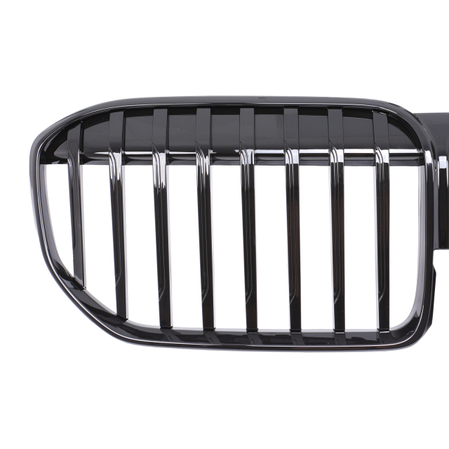 Nieren Grill glanz Schwarz Einzelsteg passend für BMW 7er G11 G12 Facelift