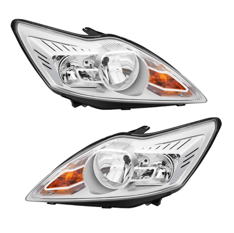 2x Alu Front Scheinwerfer für Ford Focus II MK2 Facelift Hauptscheinwerfer