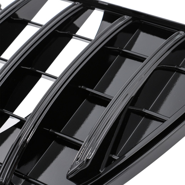 Kühlergrill glanz Schwarz GT Panamericana passend für Mercedes GL X164 Vorfacelift