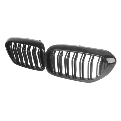 Nieren Grill glanz Schwarz Doppelsteg passend für BMW 5er G30 G31 Vorfacelift
