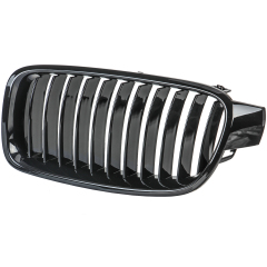 Nieren Grill glanz Schwarz 11-teilig passend für BMW 3er F30 F31