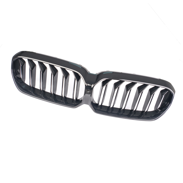Nieren Grill glanz Schwarz Spezifisch Doppelsteg passend für BMW 5er G30 G31 Facelift