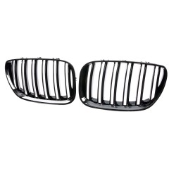 Nieren Grill glanz Schwarz Doppelsteg passend für BMW X5 E53 Facelift