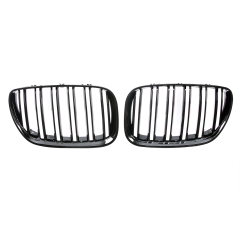 Nieren Grill glanz Schwarz Doppelsteg passend für BMW X5 E53 Facelift