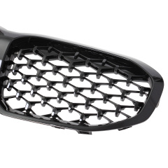 Nieren Grill glanz Schwarz Mesh-Design passend für BMW 1er F40