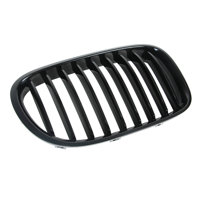 Nieren Grill glanz Schwarz Einzelsteg passend für BMW 7er F01 F02 F03 F04 Facelift