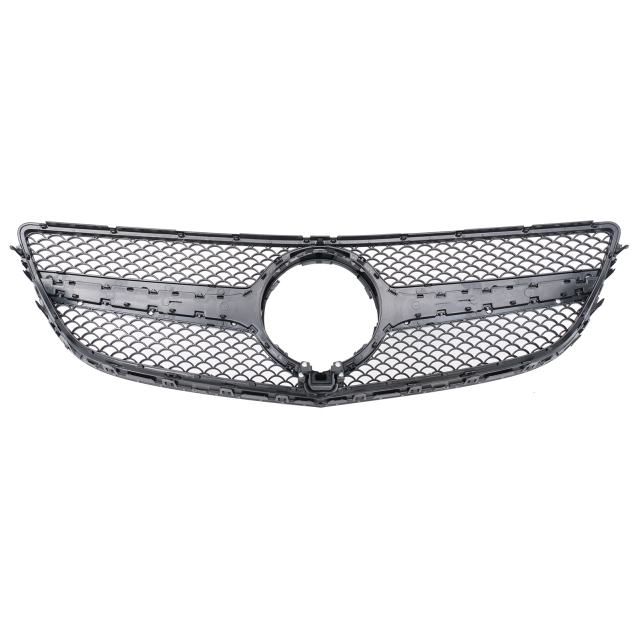 Kühlergrill glanz Schwarz AMG Look passend für Mercedes E-KlasseCoupe C207 A207 Facelift