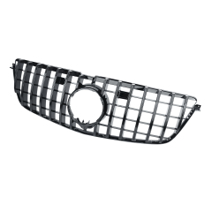 Kühlergrill glanz Schwarz GT Panamericana passend für Mercedes GL X166 AMG-Paket