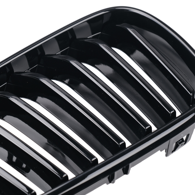 Nieren Grill glanz Schwarz Einzelsteg passend für BMW 2er F22 F23