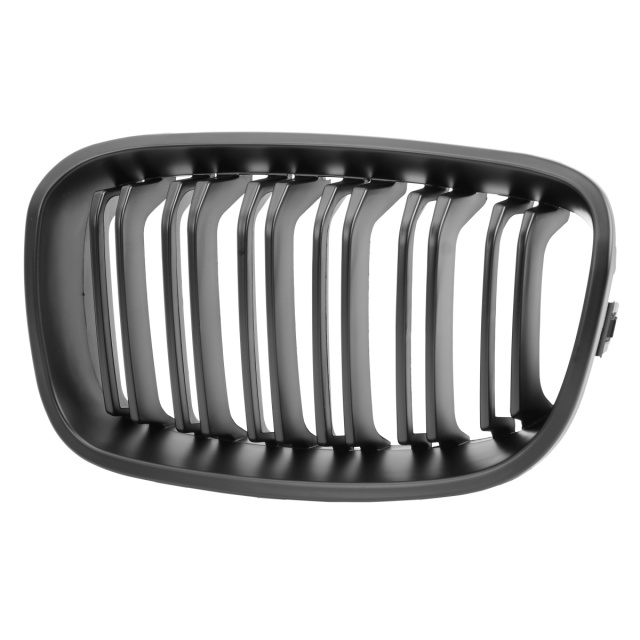 Nieren Grill matt Schwarz Doppelsteg passend für BMW 1er F20 F21 Vorfacelift