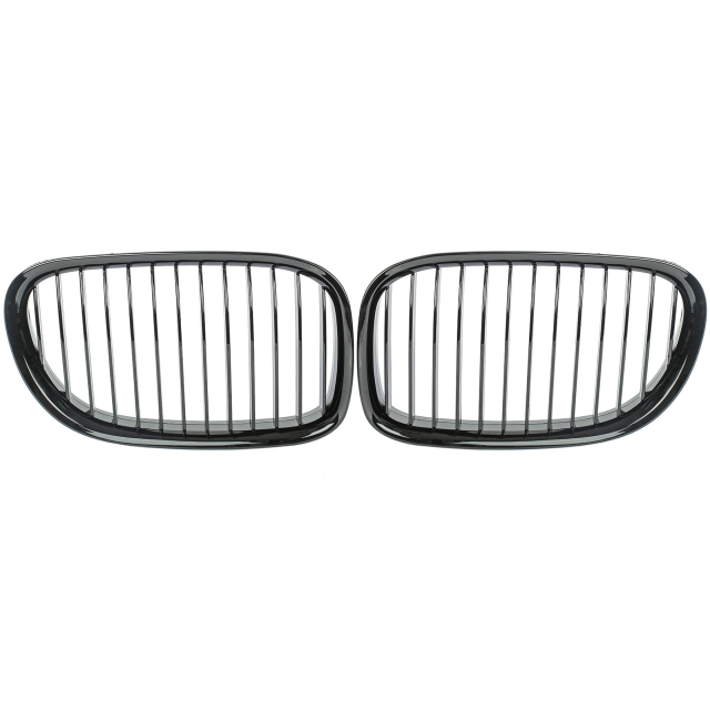 Nieren Grill passt für BMW 7ER F10 F02 F03 F04 Einzelsteg Schwarz