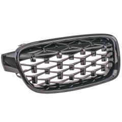 Nieren Grill glanz Schwarz Mesh-Design passend für BMW 3er F30 F31
