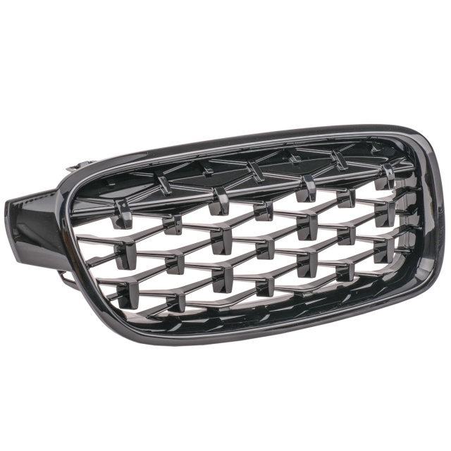 Nieren Grill glanz Schwarz Mesh-Design passend für BMW 3er F30 F31