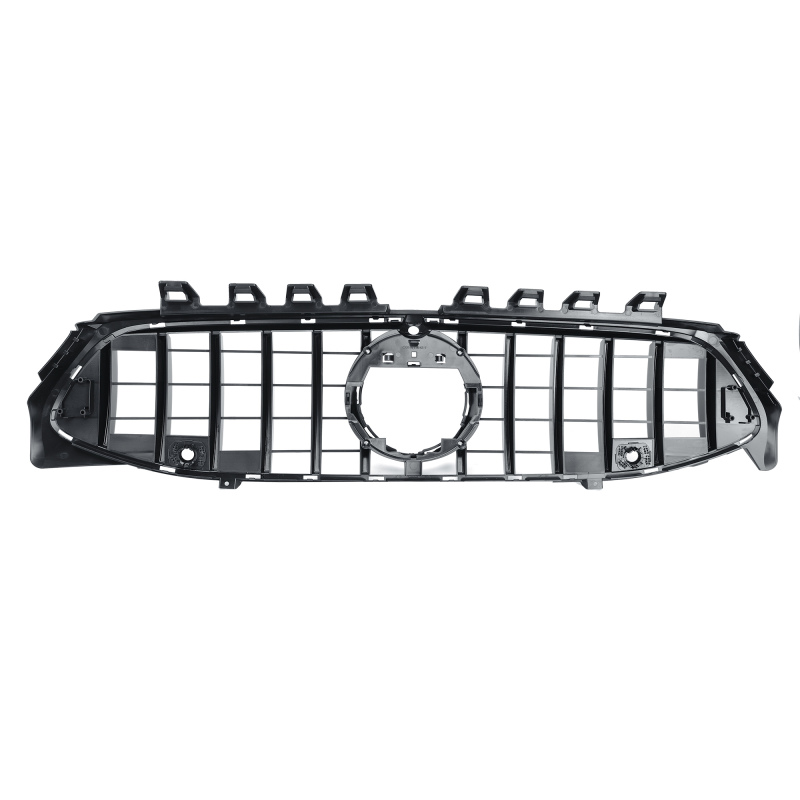 Kühlergrill glanz Schwarz mit Kamera GT Panamericana passend für Mercedes CLA C118 X118