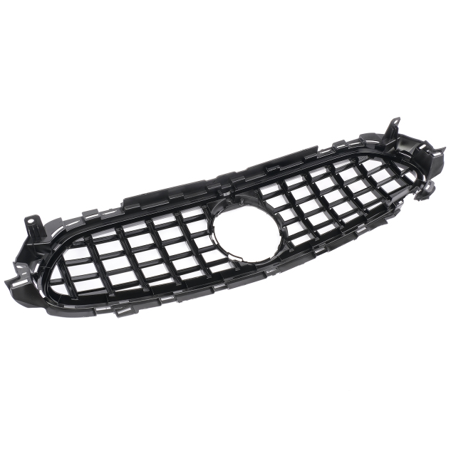 Kühlergrill glanz Schwarz GT Panamericana passend für Mercedes E-Klasse W213 S213 C238 A238 Facelift AMG-Paket