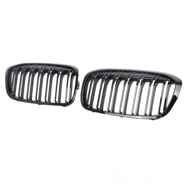 Nieren Grill glanz Schwarz Doppelsteg passend für BMW 2er Active Tourer F45 F46 Facelift
