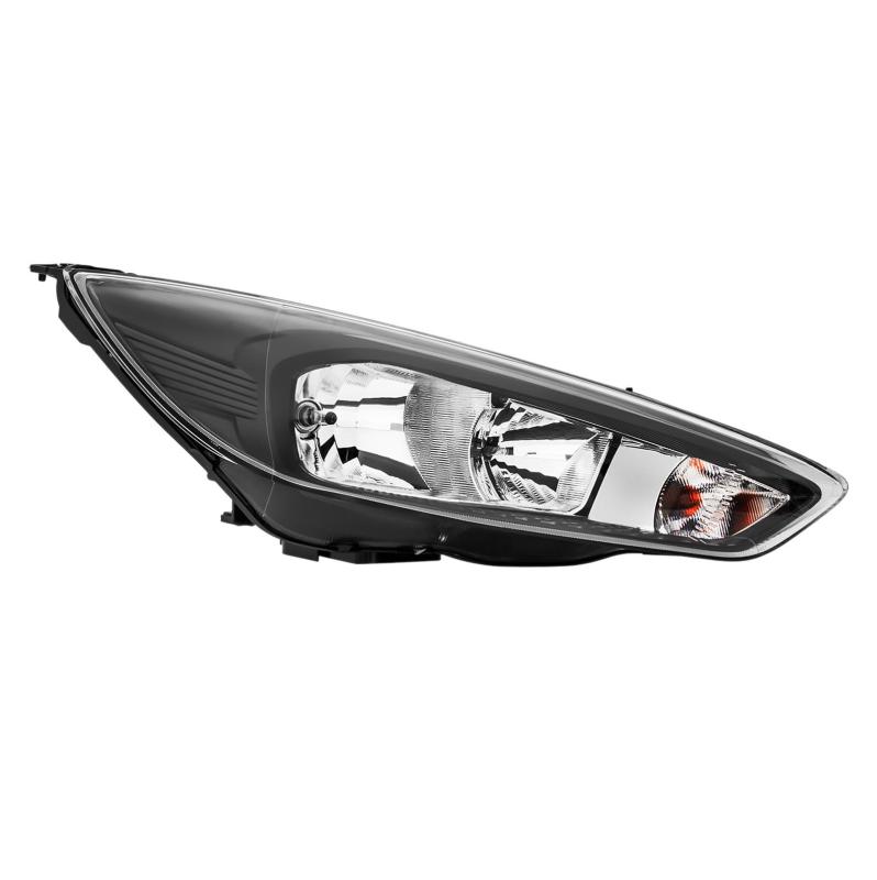 Front Scheinwerfer Rechts für Ford Focus MK3 Facelift Schwarz Hauptscheinwerfer