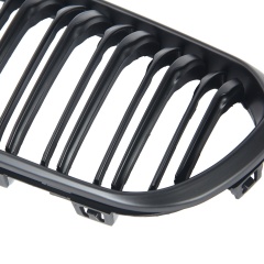 Nieren Grill matt Schwarz Doppelsteg passend für BMW 1er F20 F21 Facelift