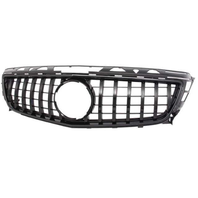 Kühlergrill glanz Schwarz GT Panamericana passend für Mercedes CLS C218 X218 Vorfacelift