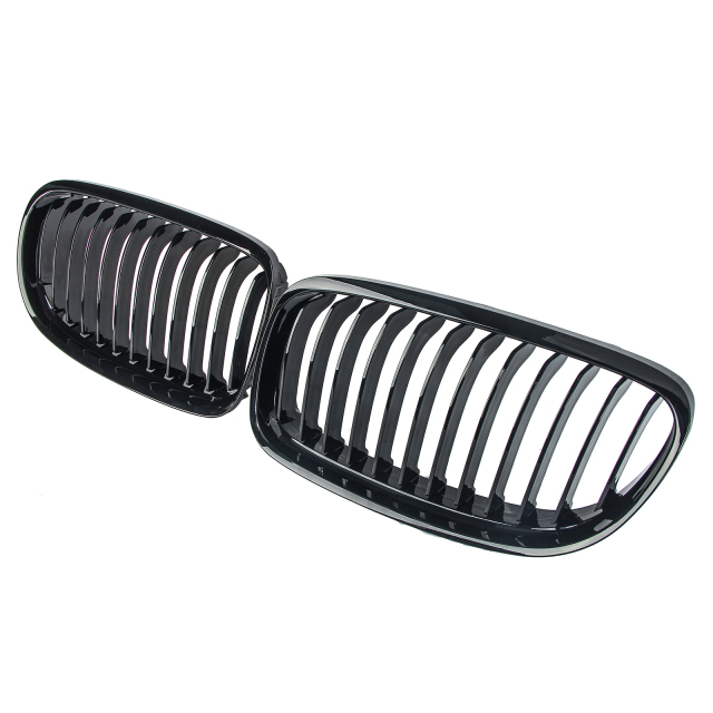Nieren Grill glanz Schwarz Einzelsteg passend für BMW 3er E90 E91 Facelift
