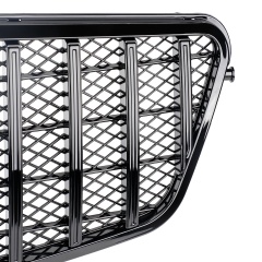 Kühlergrill glanz Schwarz GT Panamericana passend für Mercedes E-Klasse W212 S212 Vorfacelift