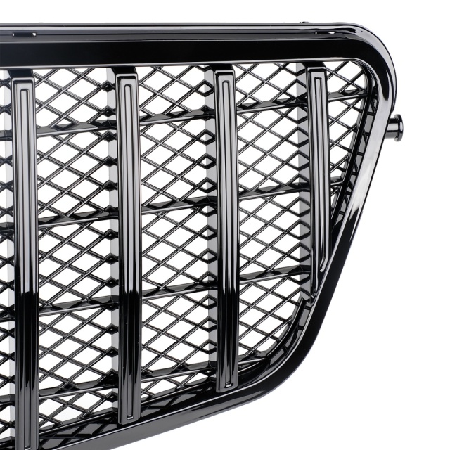 Kühlergrill glanz Schwarz GT Panamericana passend für Mercedes E-Klasse W212 S212 Vorfacelift