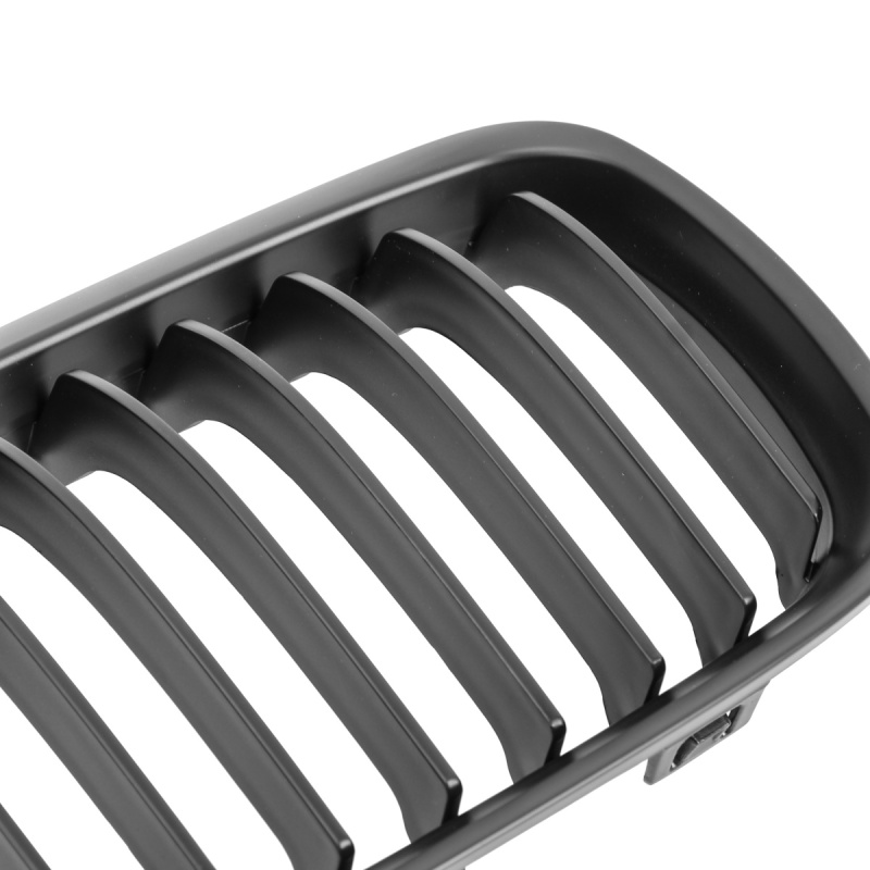 Nieren Grill matt Schwarz Einzelsteg passend für BMW 3er E90 E91 Facelift