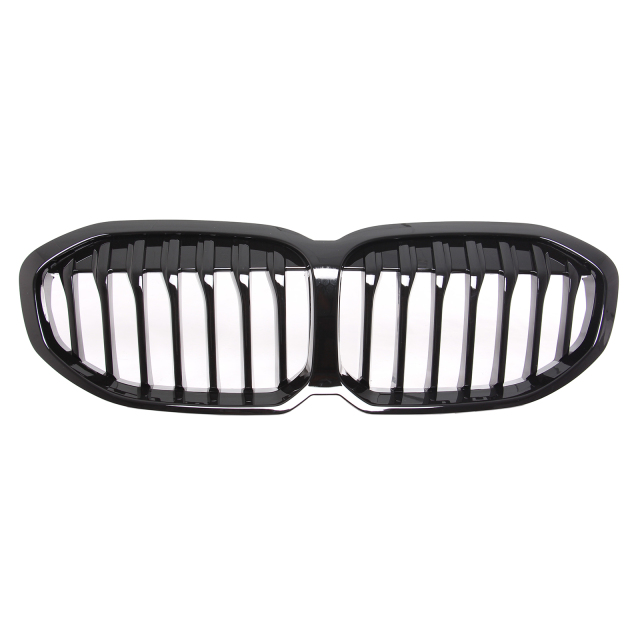 Nieren Grill glanz Schwarz Einzelsteg passend für BMW 1er F40