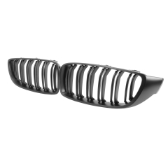 Nieren Grill matt Schwarz Doppelsteg passend für BMW 4er F32 F33 F36 F80 F82 F83