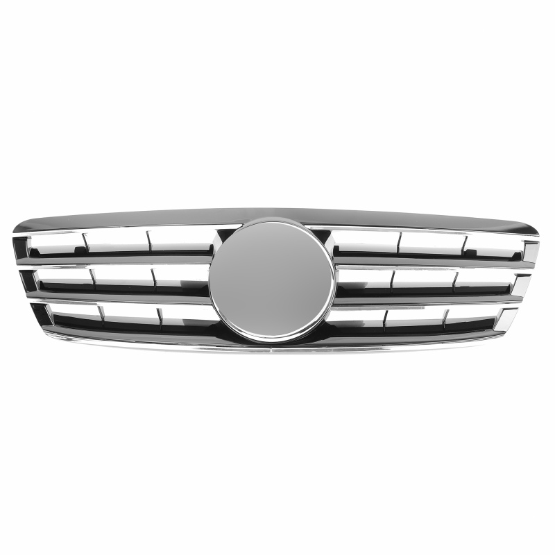 Kühlergrill glanz Schwarz Chrom Classic passend für Mercedes C-Klasse W203 S203