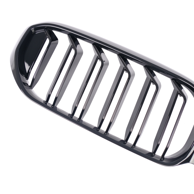 Nieren Grill glanz Schwarz Spezifisch Doppelsteg passend für BMW 5er G30 G31 Facelift ohne PASP