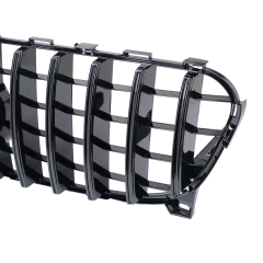 Kühlergrill glanz Schwarz GT Panamericana passend für Mercedes GLA X156 Vorfacelift