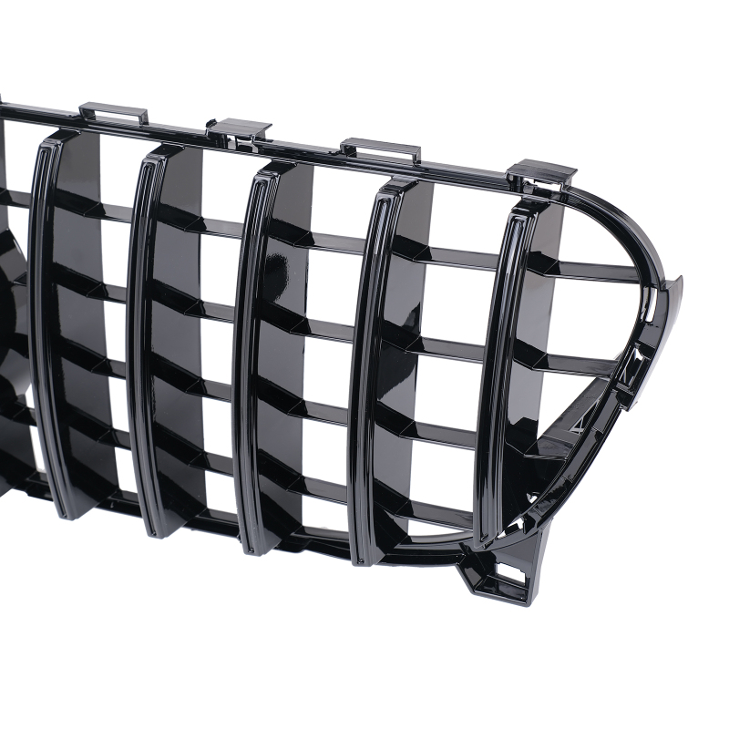 Kühlergrill glanz Schwarz GT Panamericana passend für Mercedes GLA X156 Vorfacelift