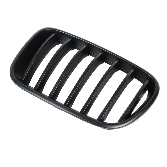 Nieren Grill matt Schwarz Einzelsteg passend für BMW X3 F25 F26 Vorfacelift
