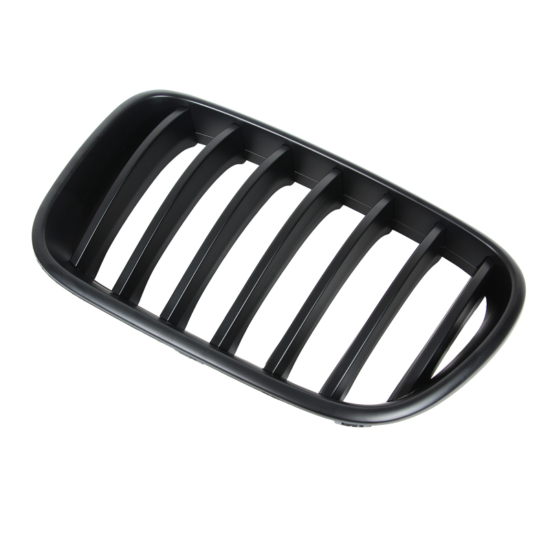 Nieren Grill matt Schwarz Einzelsteg passend für BMW X3 F25 F26 Vorfacelift