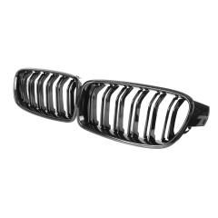 Nieren Grill glanz Schwarz Doppelsteg passend für BMW 3er F30 F31