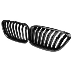 Nieren Grill glanz Schwarz Einzelsteg passend für BMW 2er F22 F23