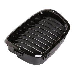 Nieren Grill glanz Schwarz Einzelsteg passend für BMW 5er E39 Vorfacelift