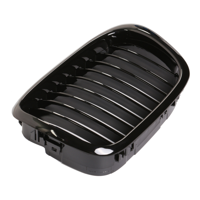Nieren Grill glanz Schwarz Einzelsteg passend für BMW 5er E39 Vorfacelift