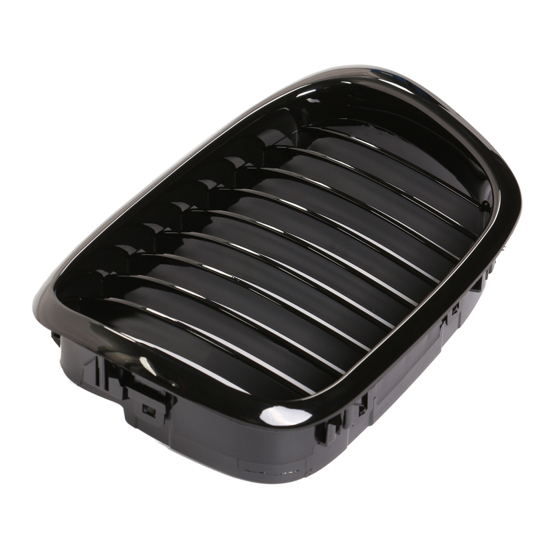 Nieren Grill glanz Schwarz Einzelsteg passend für BMW 5er E39 Vorfacelift